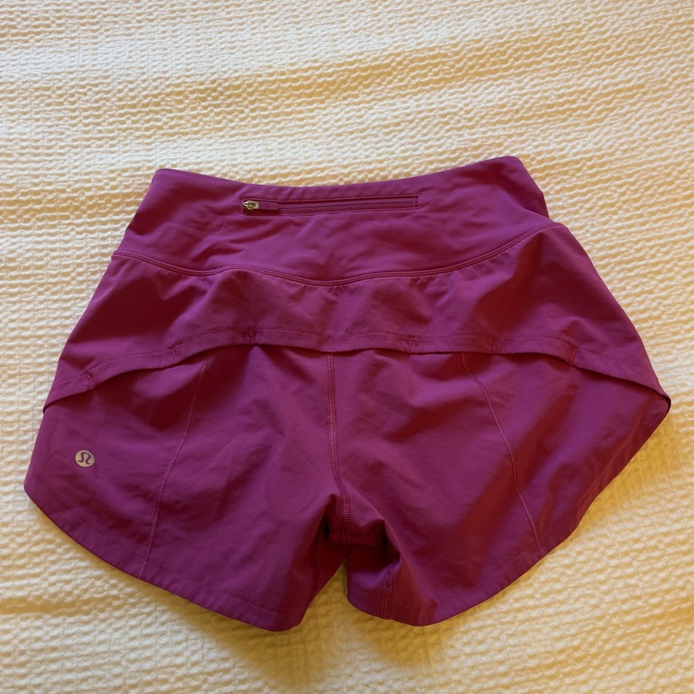 Lululemon raspberry speed ups *length 4*